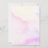 Carte d'invitation de douche inspirée de Macaron C (Dos)