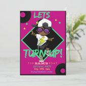 Carte d'invitation de fête d'anniversaire (Garçon) (Debout devant)