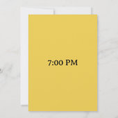 Carte d'invitation de fête d'anniversaire | person (Dos)