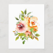 Carte d'invitation de fête de couple à budget Rust (Dos)