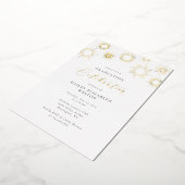 Carte d'invitation de fête de fin d'études avec fe (Rotation)