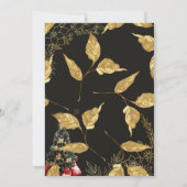 carte d'invitation de fête de noël (Dos)