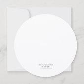Carte d'invitation de fête de retraite Disque Viny (Dos)
