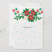 Carte d'invitation de fête de vacances (Dos)