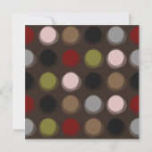 Carte d'invitation de fête d'enterrement de vie de (Dos)