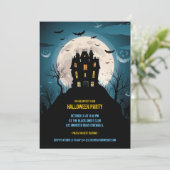 Carte d'invitation de fête d'Halloween (Debout devant)