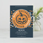 Carte d'invitation de fête d'Halloween (Debout devant)