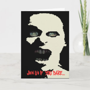 Carte d'invitation de Halloween