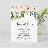 carte d'invitation de la douche nuptiale (Debout devant)