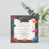 Carte d'invitation de la fête de la remise des dip (Debout devant)