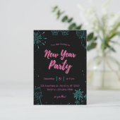 carte d'invitation de la nouvelle année (Debout devant)