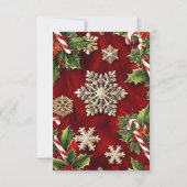 Carte d'invitation de la partie d'échange d'orneme (Dos)