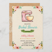 Carte d'invitation de la partie douche de cuisine (Devant / Derrière)