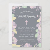 Carte d'invitation de la première sainte communion (Devant)