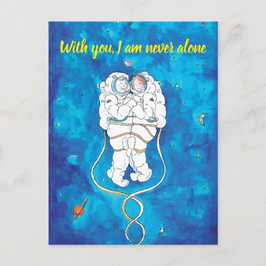 Carte d'invitation de la Saint-Valentin Couple d'a (Devant)