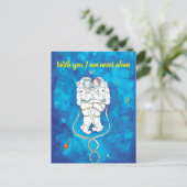 Carte d'invitation de la Saint-Valentin Couple d'a (Debout devant)