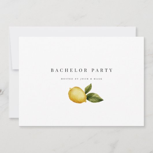 Carte d'invitation de la soirée de baccalauréat ci (Devant)