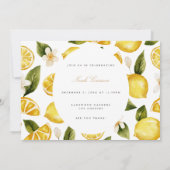 Carte d'invitation de la soirée de baccalauréat ci (Dos)