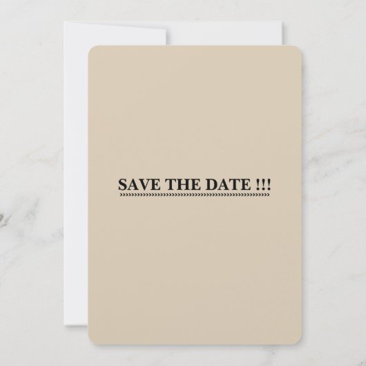 " CARTE D'INVITATION DE MARIAGE " (Dos)