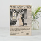 " CARTE D'INVITATION DE MARIAGE " (Debout devant)