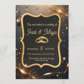 Carte d'invitation de mariage (Devant)