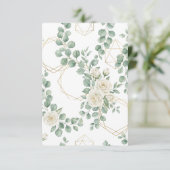 Carte d'invitation de mariage (Debout devant)