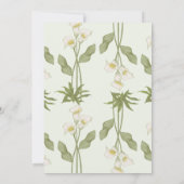 Carte d'invitation de mariage (Dos)