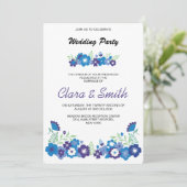 Carte d'invitation de mariage (Debout devant)