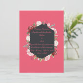 Carte d'invitation de mariage (Debout devant)