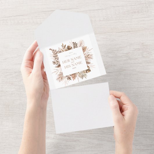 Carte d'invitation de mariage (Déchirure)