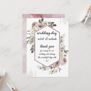 carte d'invitation de mariage
