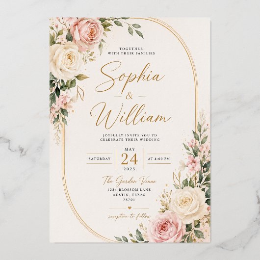carte d'invitation de mariage (Recto)