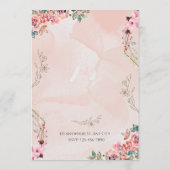 Carte d'invitation de mariage (Dos)