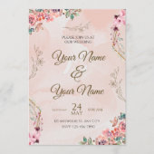 Carte d'invitation de mariage (Devant)