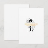 Carte d'invitation de mariage (Devant / Derrière)