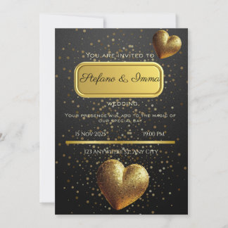carte d'invitation de mariage