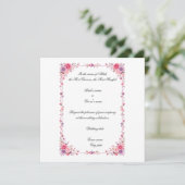Carte d'invitation de mariage (Debout devant)