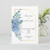 Carte d'invitation de mariage (Debout devant)