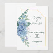 Carte d'invitation de mariage (Devant / Derrière)