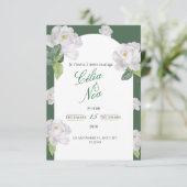 carte d'invitation de mariage (Debout devant)