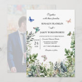 carte d'invitation de mariage (Devant / Derrière)