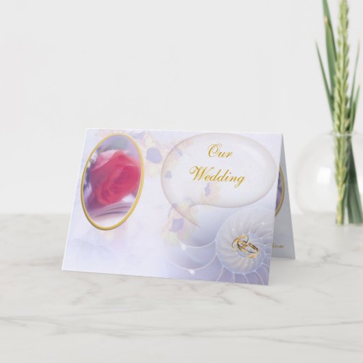 Carte d'invitation de mariage (Devant)