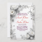 carte d'invitation de mariage (Dos)