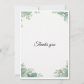 Carte d'invitation de mariage 2026 Design simple e (Dos)