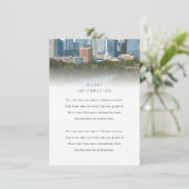 Carte d'invitation de mariage à Austin Texas (Debout devant)