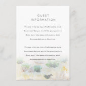 Carte d'invitation de mariage avec paysage déserti (Devant)