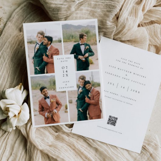 Carte d'invitation de mariage avec photo de base à