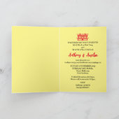 Carte d'invitation de mariage chinois moderne  (Intérieur)