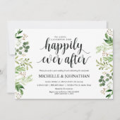 Carte d'invitation de Mariage de Brunch Green Post (Devant)