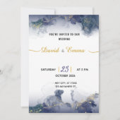 Carte d'invitation de mariage de prestige (Devant)